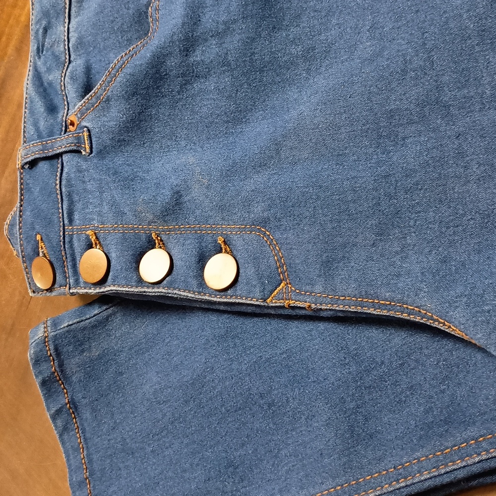 High Rise NOBO Skinny Denim Blue Jeans Size 17